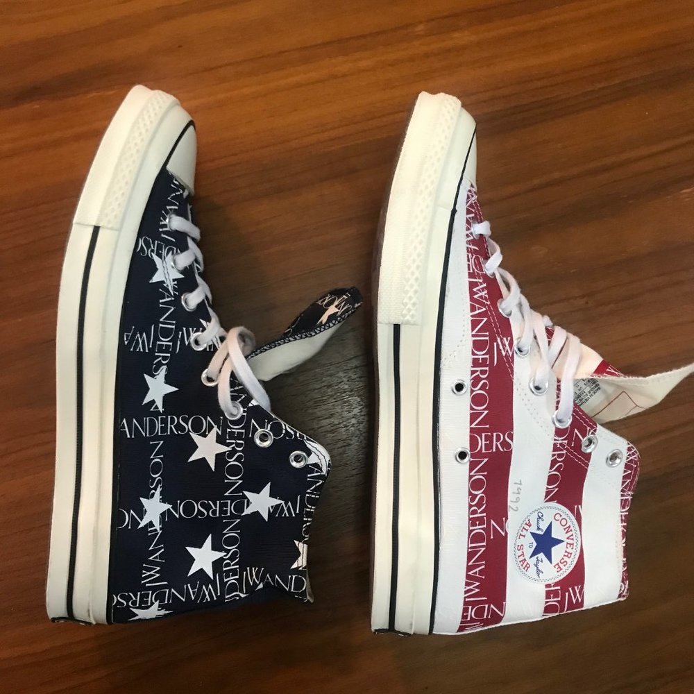 JW ANDERSON x CONVERSE Chuck 70 Hi “Split USA Flag” Shoe